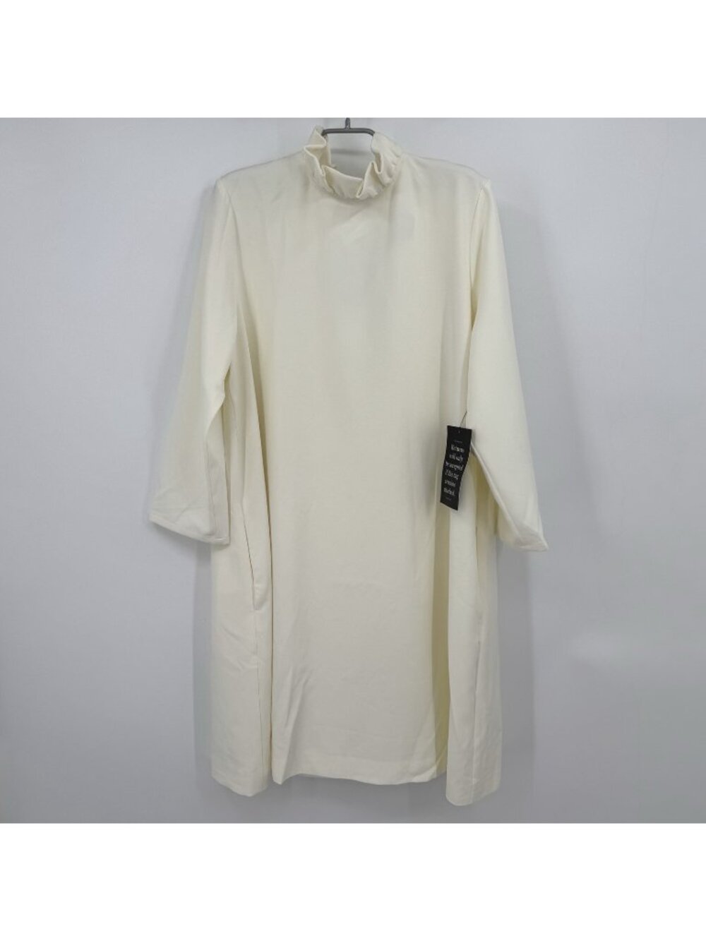 Tuckernuck Ivory Daphne Dress size XXXL Ruffle Collar Bow Swing Mini Cocktail